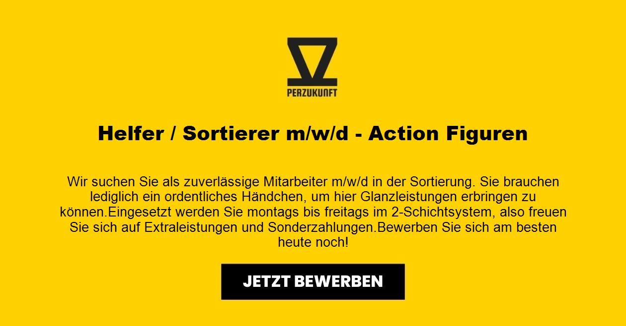 Helfer / Sortierer m/w/d - Action Figuren