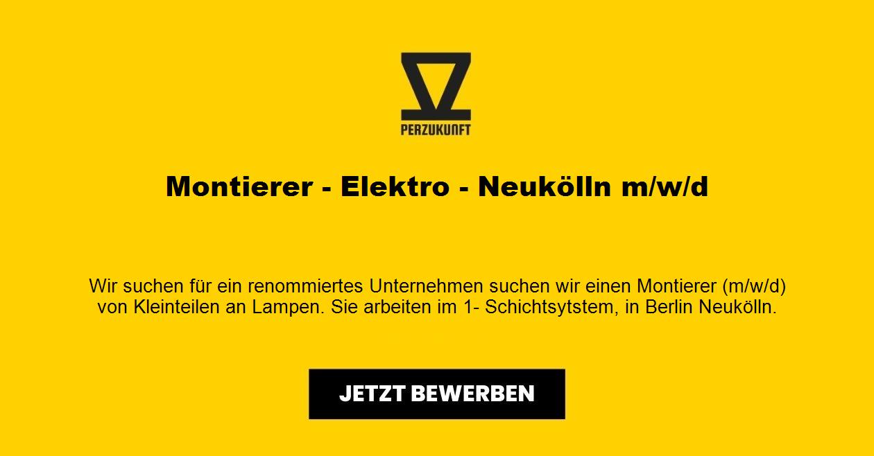 Montierer - Elektro - Neukölln m/w/d