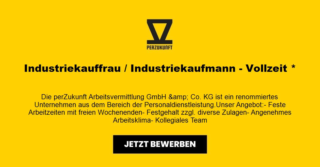 Industriekauffrau / Industriekaufmann - Vollzeit *
