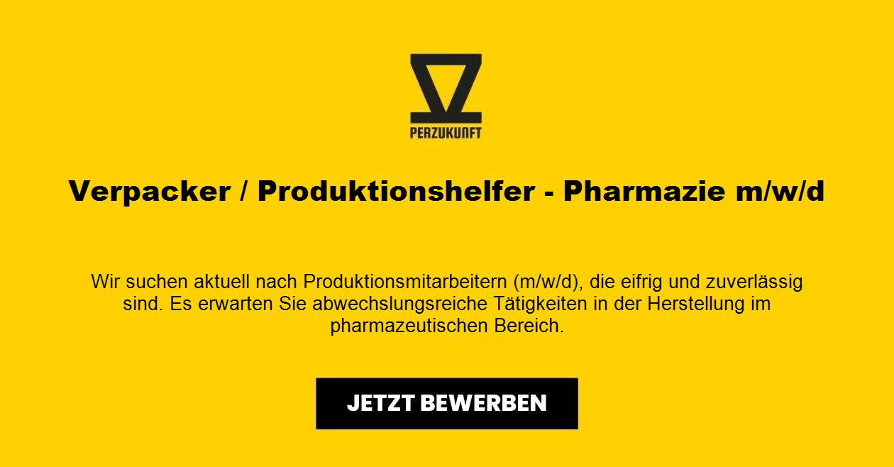 Verpacker / Produktionshelfer - Pharmazie m/w/d
