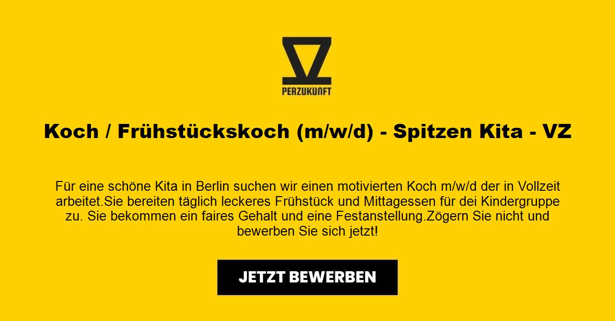 Koch / Frühstückskoch (m/w/d) - Spitzen Kita - VZ