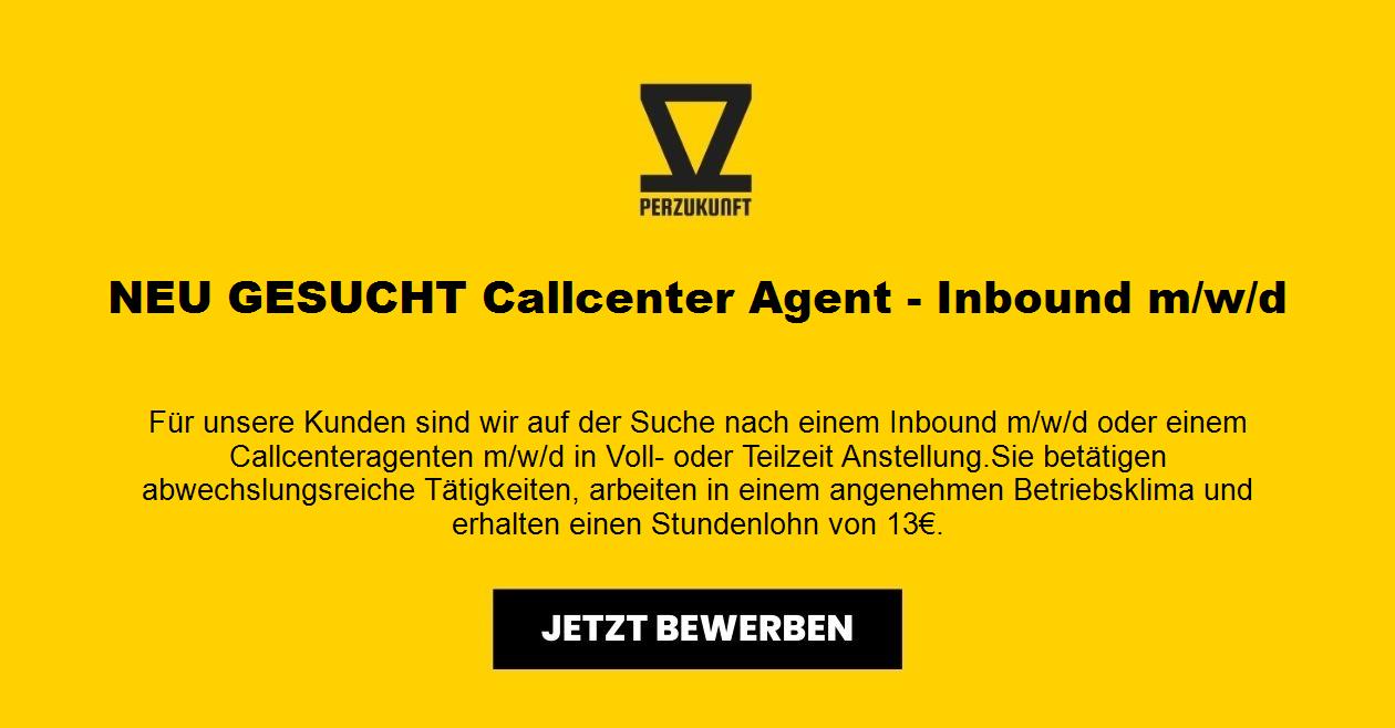 NEU GESUCHT Callcenter Agent - Inbound m/w/d