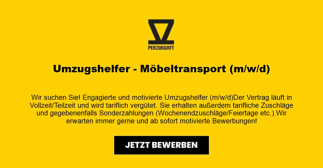 Umzugshelfer - Möbeltransport (m/w/d)