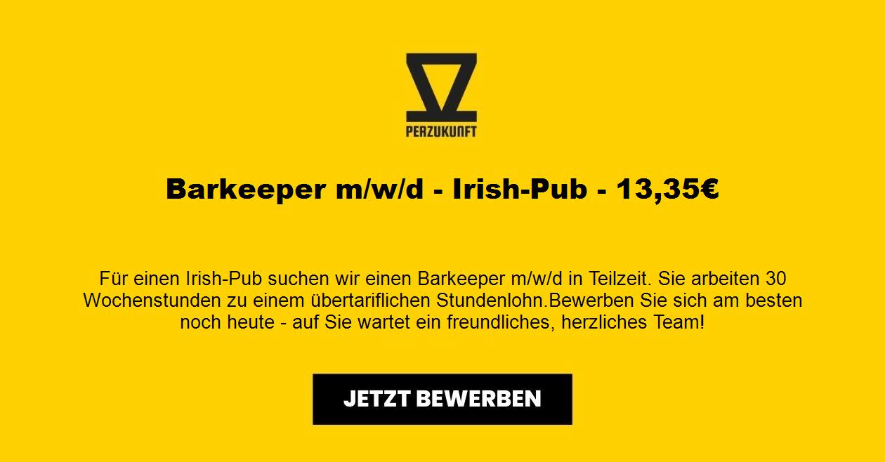 Barkeeper m/w/d - Irish-Pub - 14,28€