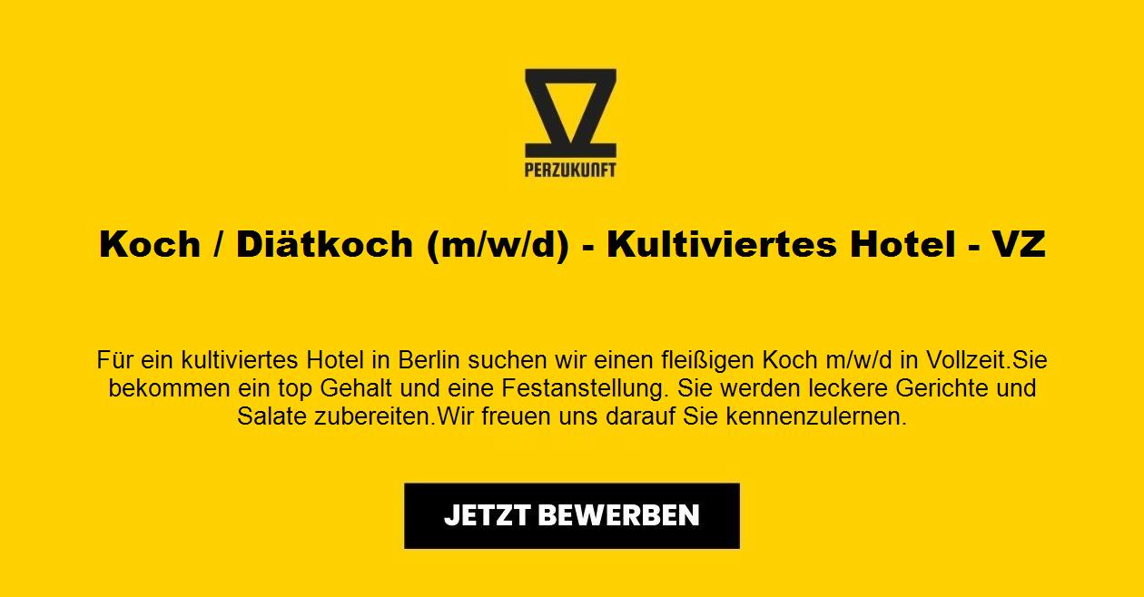 Koch / Diätkoch (m/w/d) - Kultiviertes Hotel - VZ