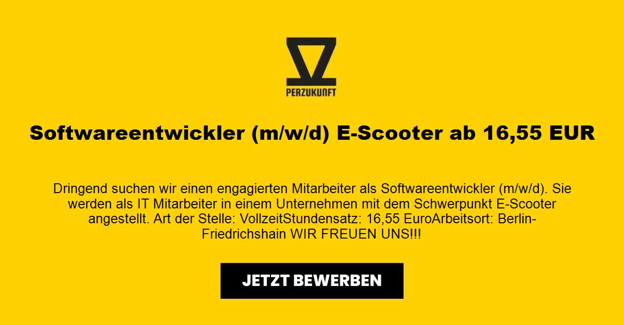 Softwareentwickler (m/w/d) E-Scooter ab 16,55 EUR