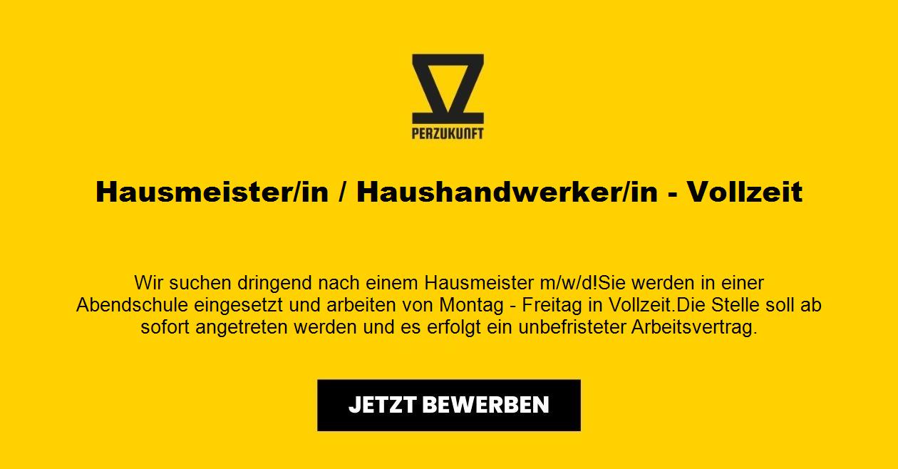 Hausmeister/in / Haushandwerker/in - Vollzeit