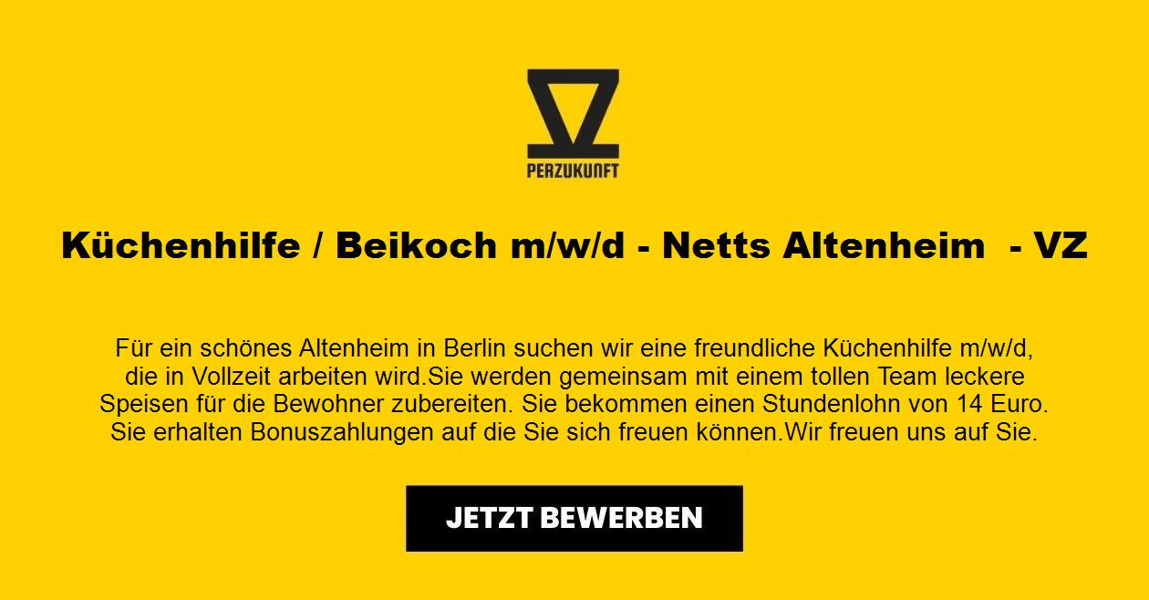 Küchenhilfe / Beikoch m/w/d - Netts Altenheim  - VZ