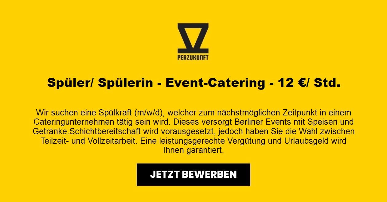 Spüler/ Spülerin - Event-Catering - 12,83 €/ Std.