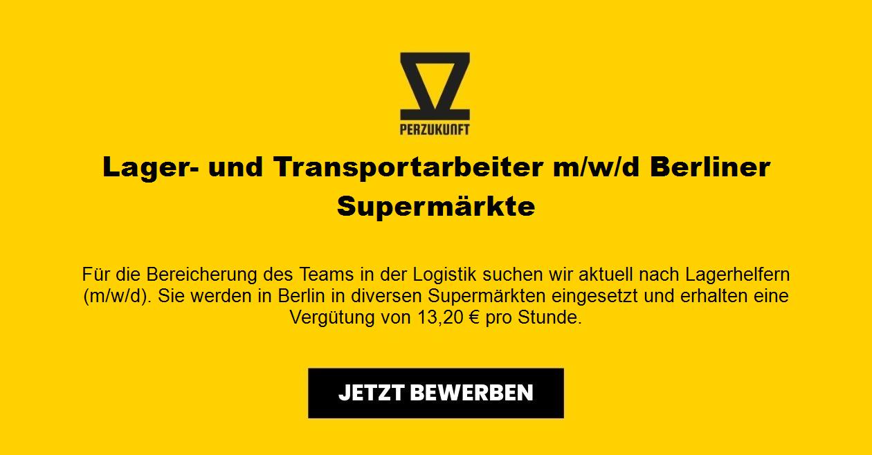Lager- und Transportarbeiter m/w/d Berliner Supermärkte