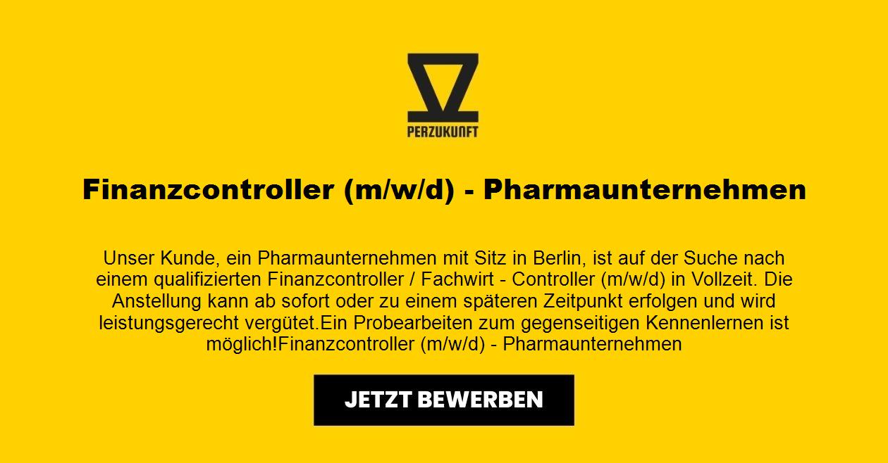 Finanzcontroller (m/w/d) - Pharmaunternehmen