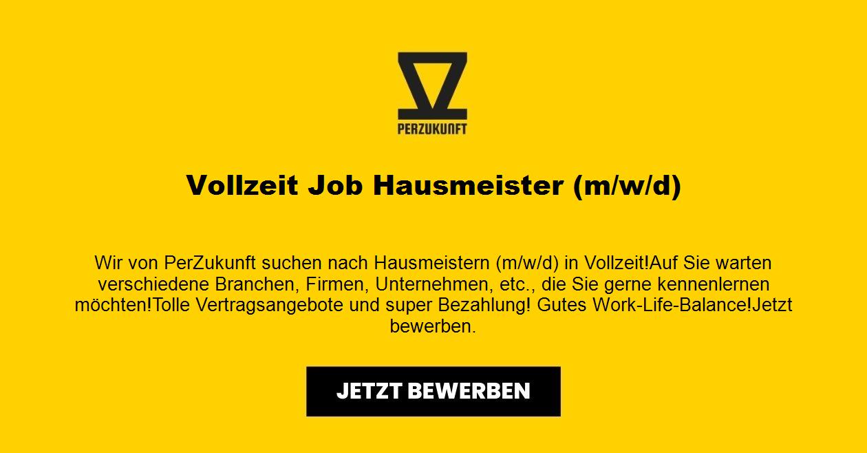 Vollzeit Job Hausmeister (m/w/d)