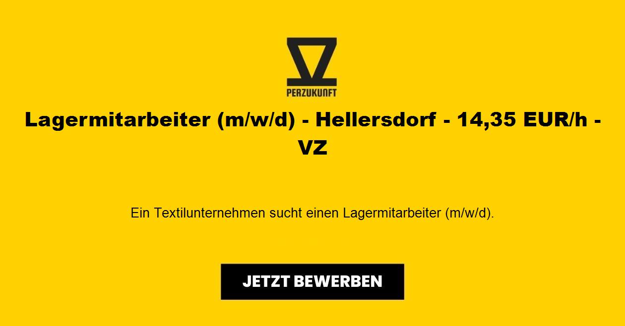 Lagermitarbeiter (m/w/d) - Hellersdorf - 15,87 EUR/h - VZ