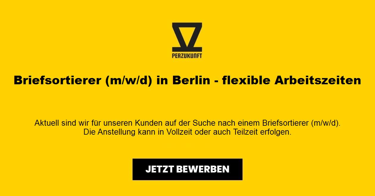 Briefsortierer (m/w/d) in Berlin - flexible Arbeitszeiten