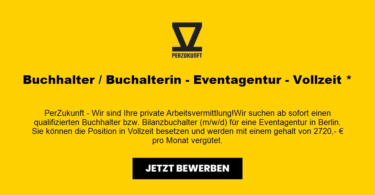 Buchhalter / Buchalterin - Eventagentur - Vollzeit *
