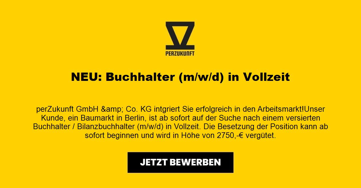 NEU: Buchhalter (m/w/d) in Vollzeit