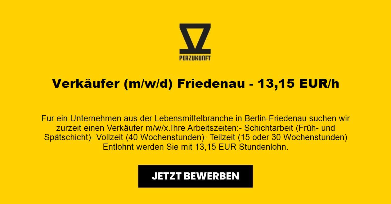 Verkäufer (m/w/d) Friedenau - 13,44 EUR/h