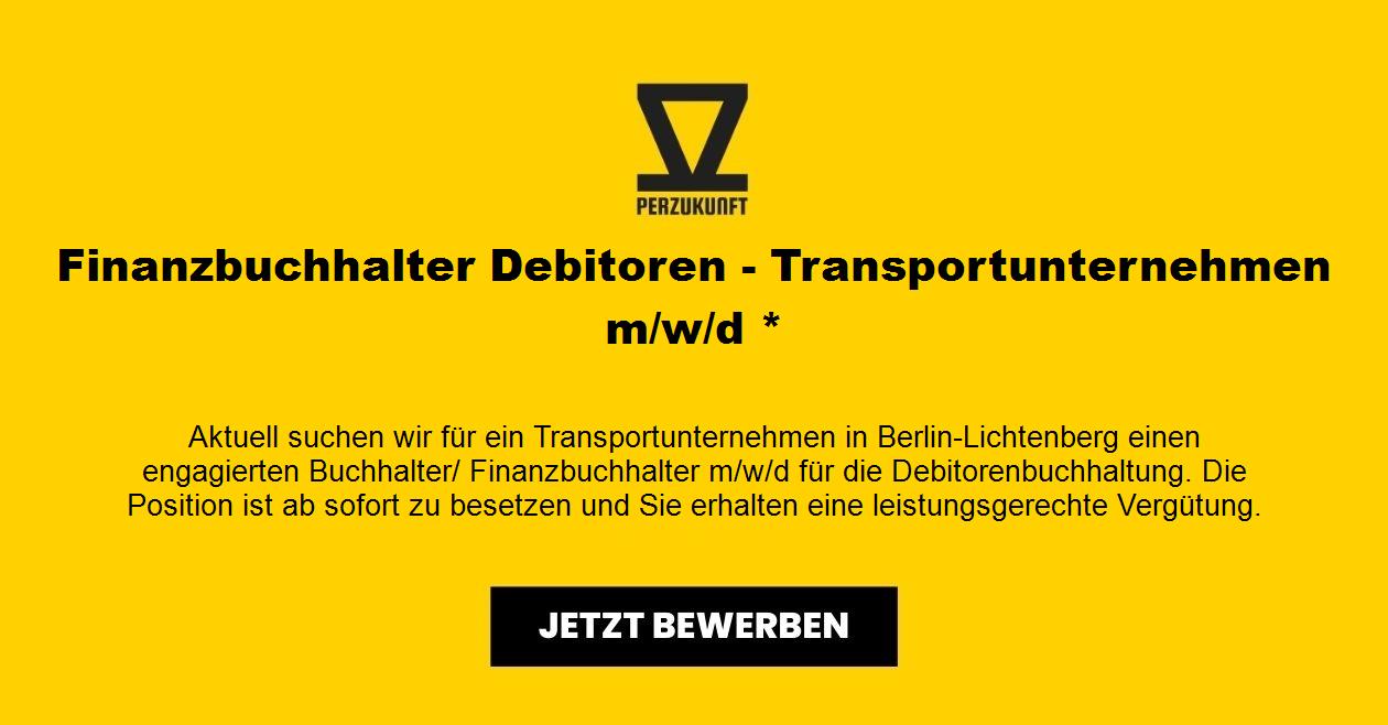 Finanzbuchhalter Debitoren - Transportunternehmen m/w/d *