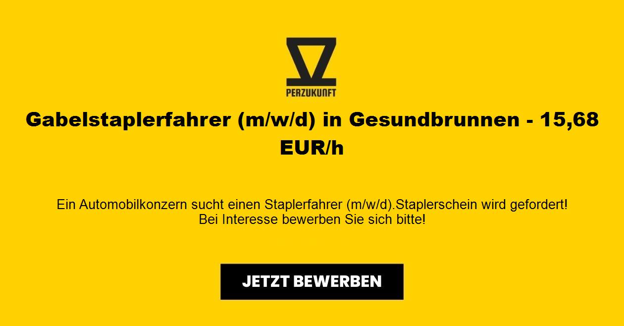 Gabelstaplerfahrer (m/w/d) in Gesundbrunnen - 17,34 EUR/h