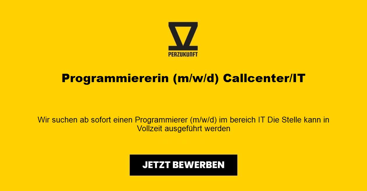 Programmiererin (m/w/d) Callcenter/IT