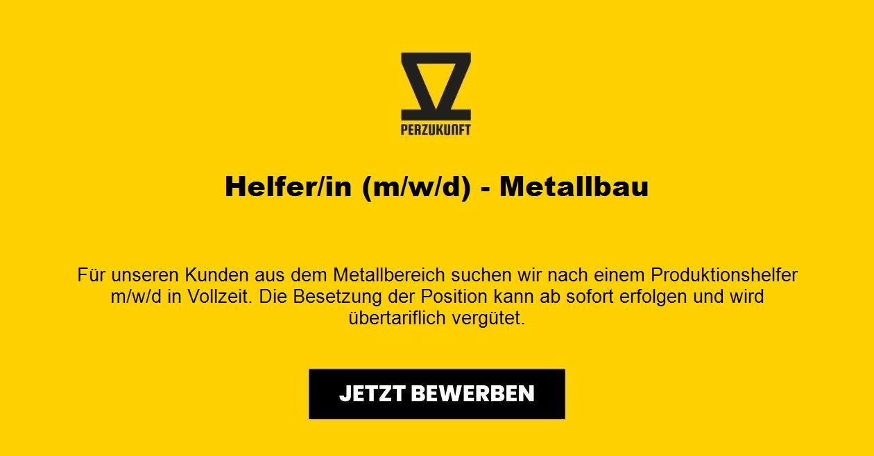 Helfer/in (m/w/d) - Metallbau