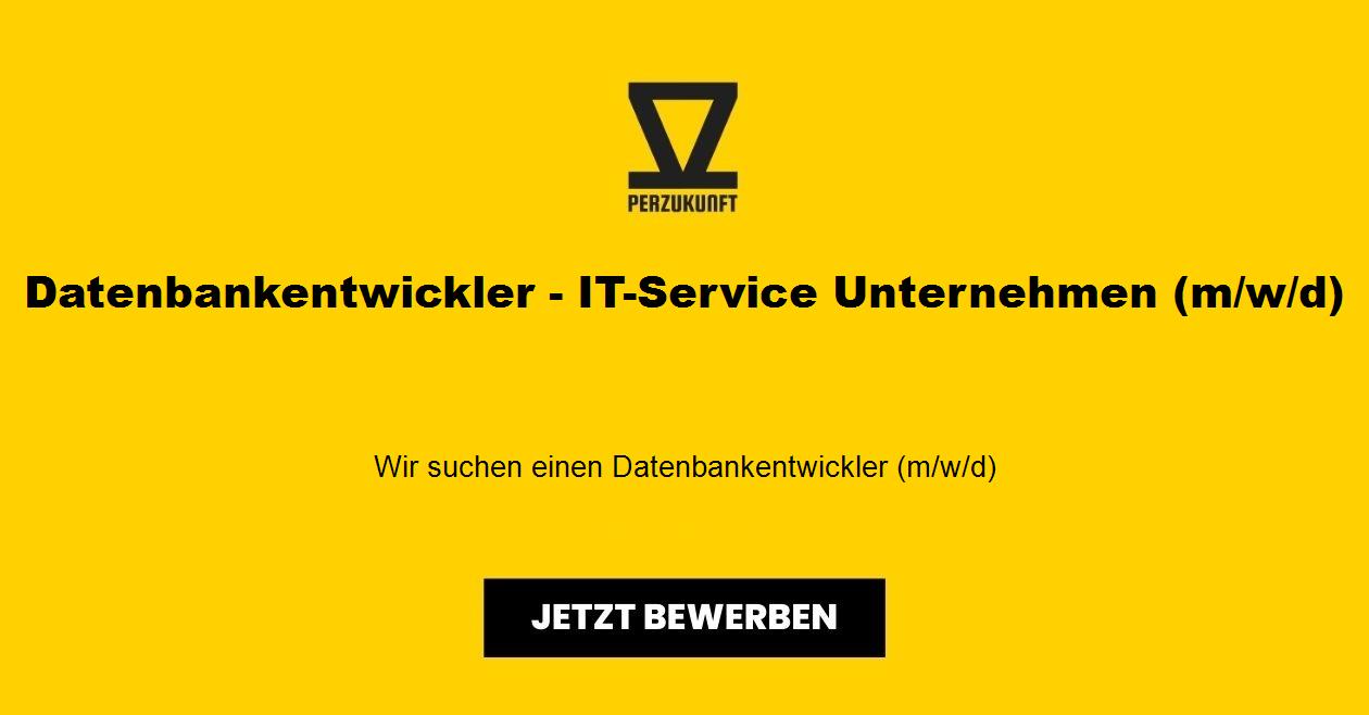 Datenbankentwickler - IT-Service Unternehmen (m/w/d)
