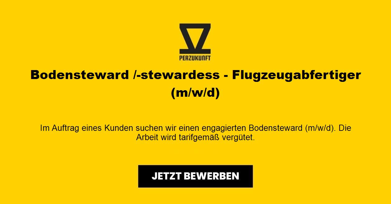 Bodensteward /-stewardess - Flugzeugabfertiger (m/w/d)