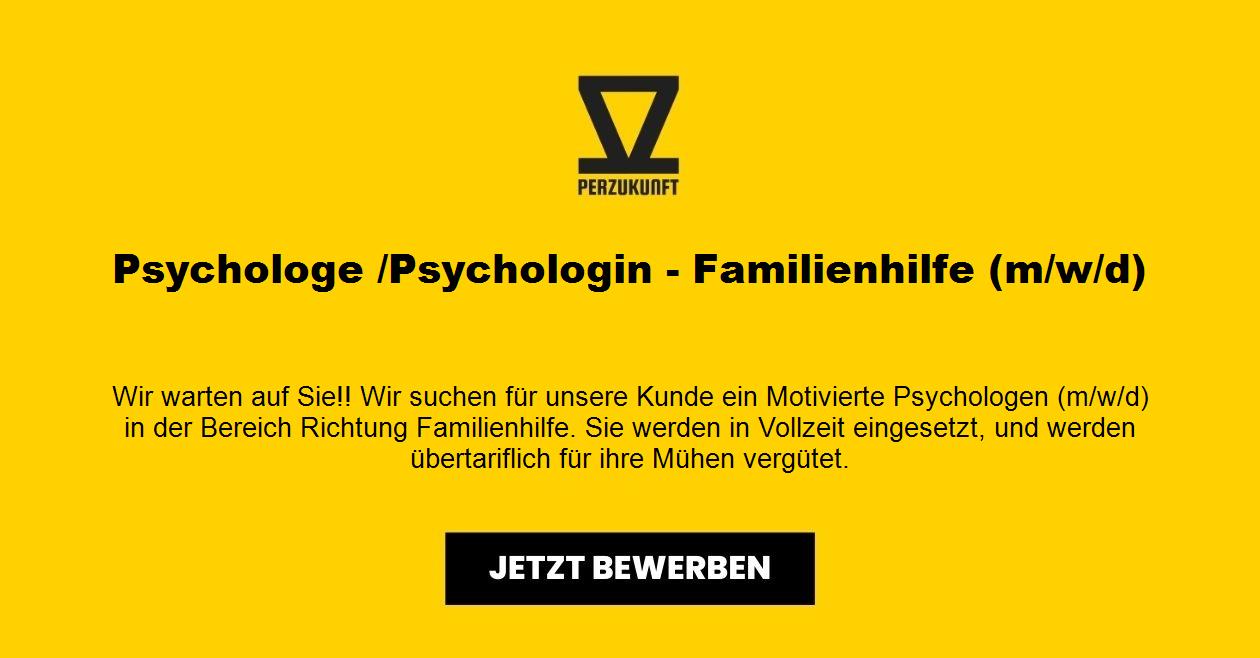 Psychologe /Psychologin - Familienhilfe (m/w/d)