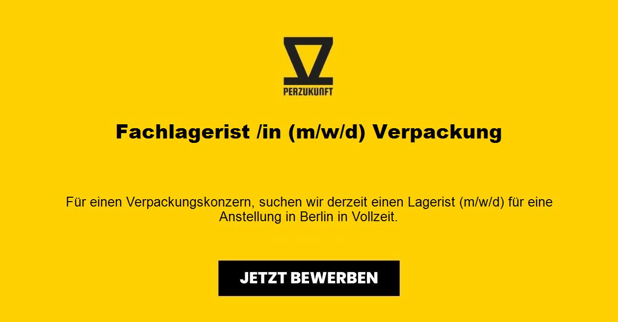 Fachlagerist /in (m/w/d) Verpackung