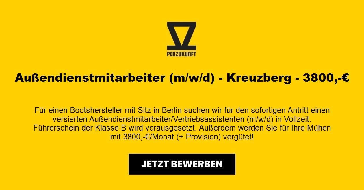 Außendienstmitarbeiter (m/w/d) - Kreuzberg - 3800,-€