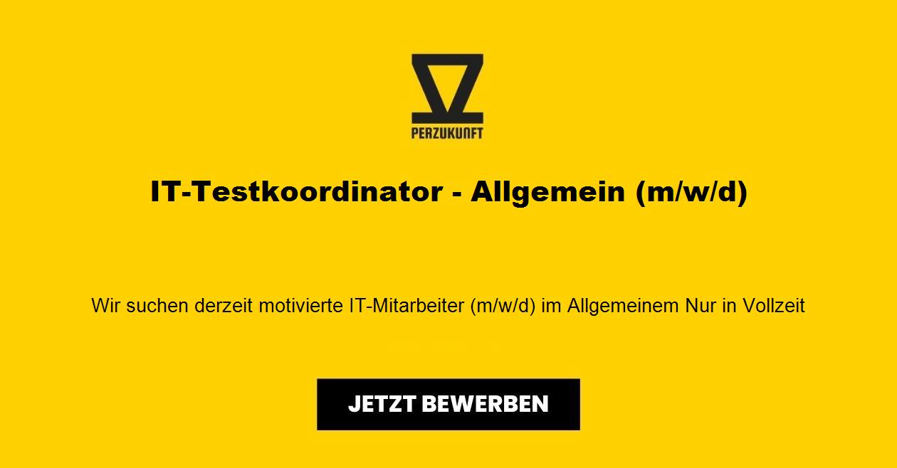 IT-Testkoordinator - Allgemein (m/w/d)
