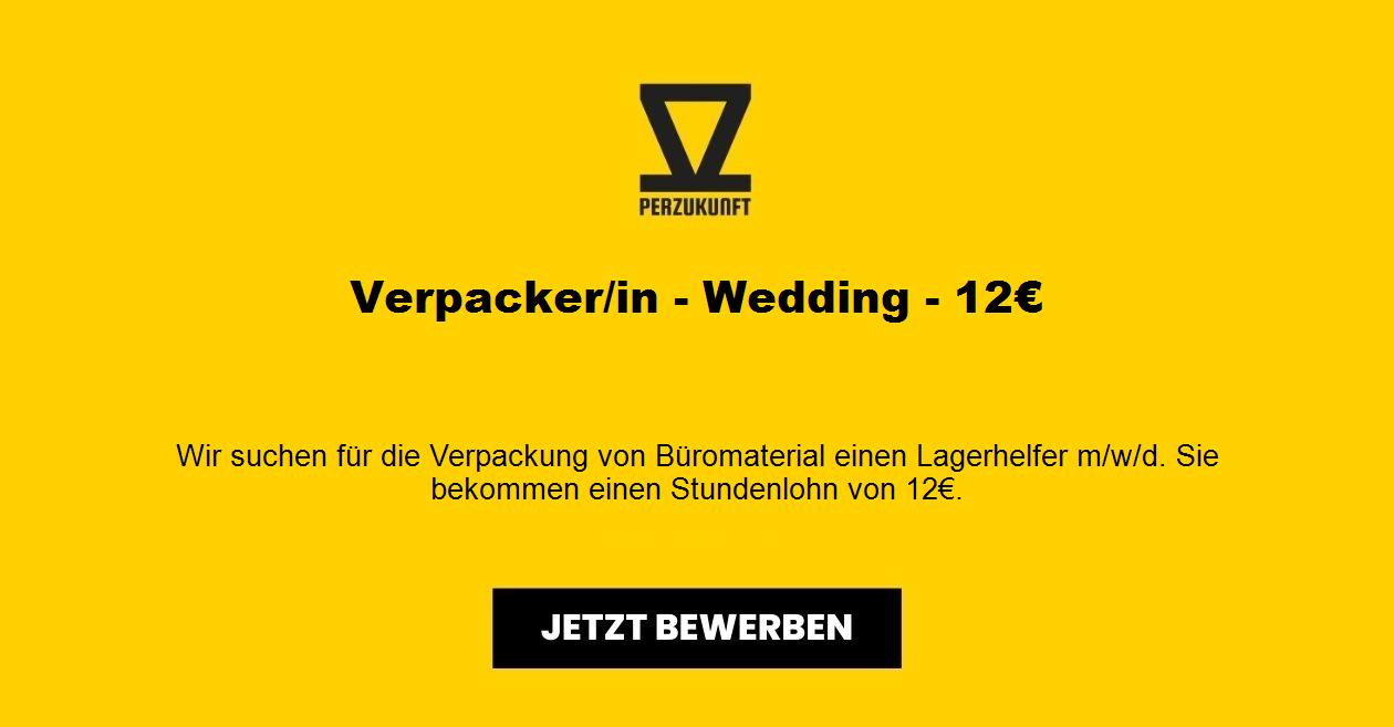 Verpacker/in - Wedding - 12,83€