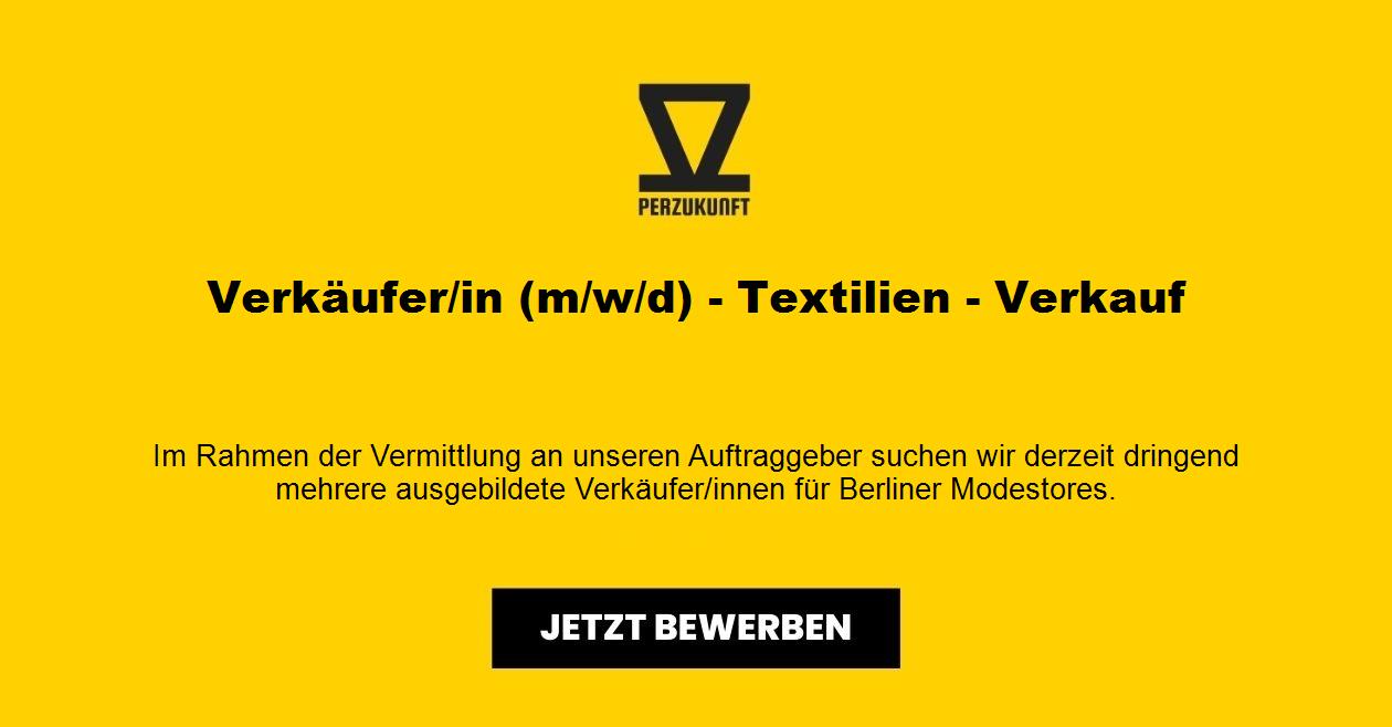 Verkäufer/in (m/w/d) - Textilien - Verkauf