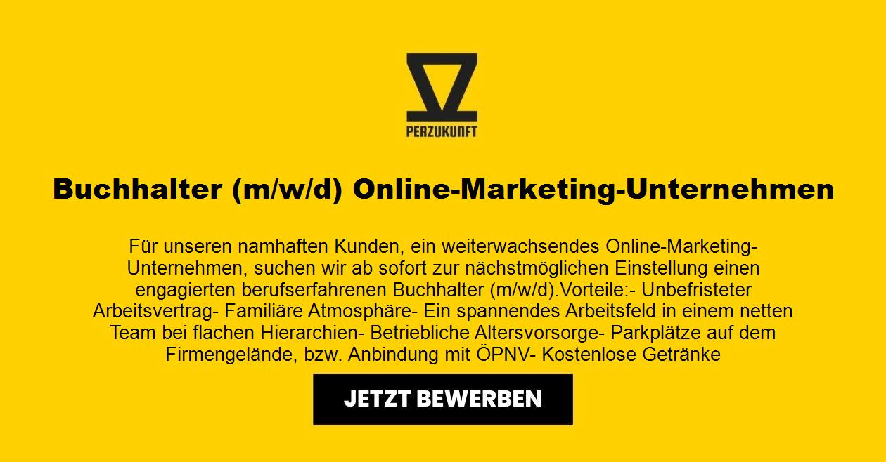 Buchhalter (m/w/d) Online-Marketing-Unternehmen