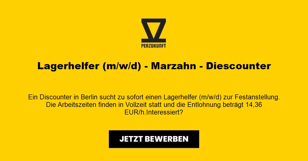 Lagerhelfer (m/w/d) - Marzahn - Diescounter