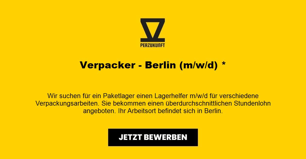 Verpacker - Berlin (m/w/d) *