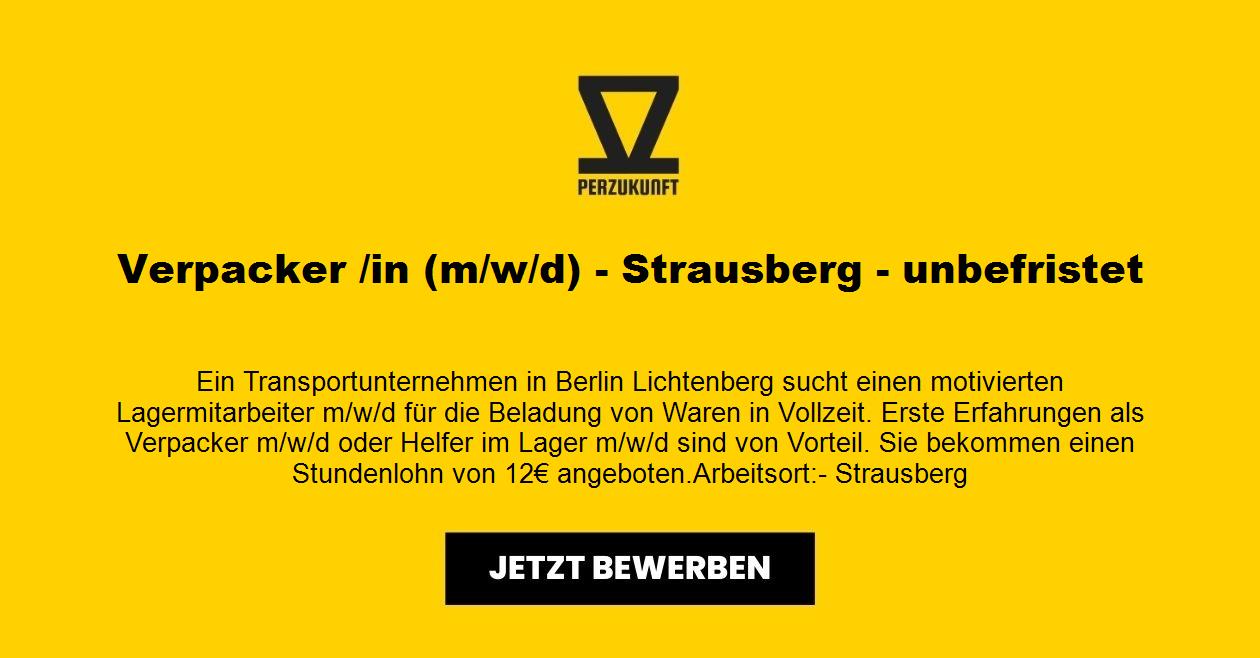 Verpacker /in (m/w/d) - Strausberg - unbefristet