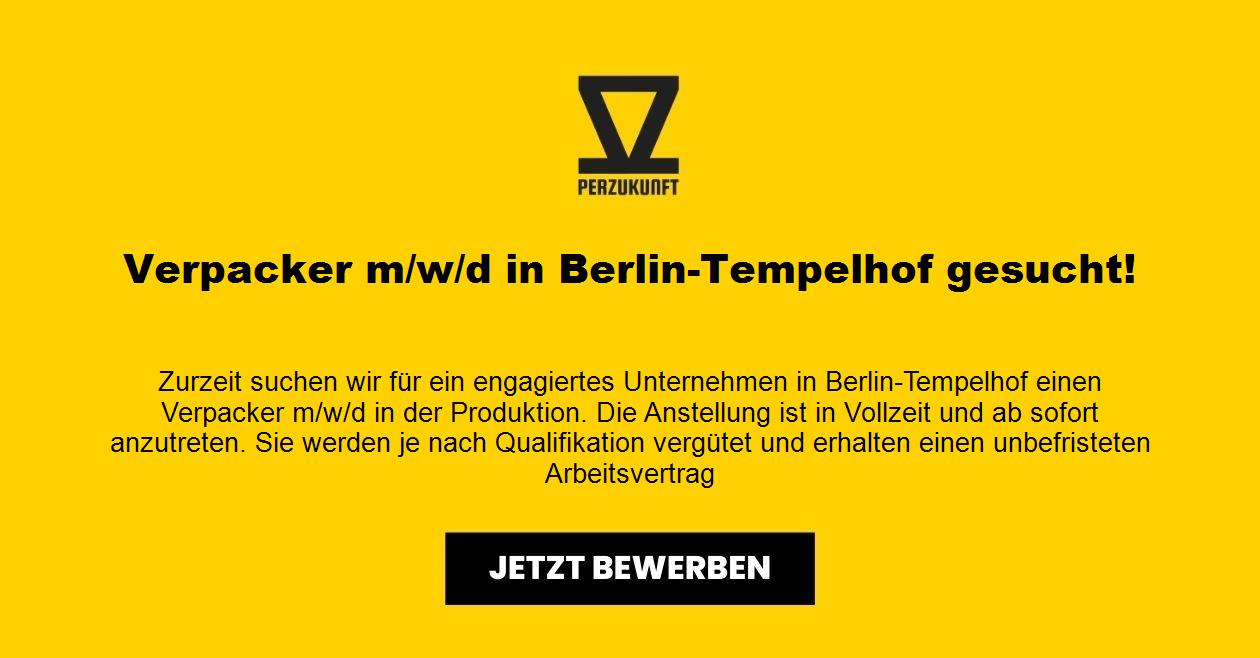 Verpacker m/w/d in Berlin-Tempelhof gesucht!