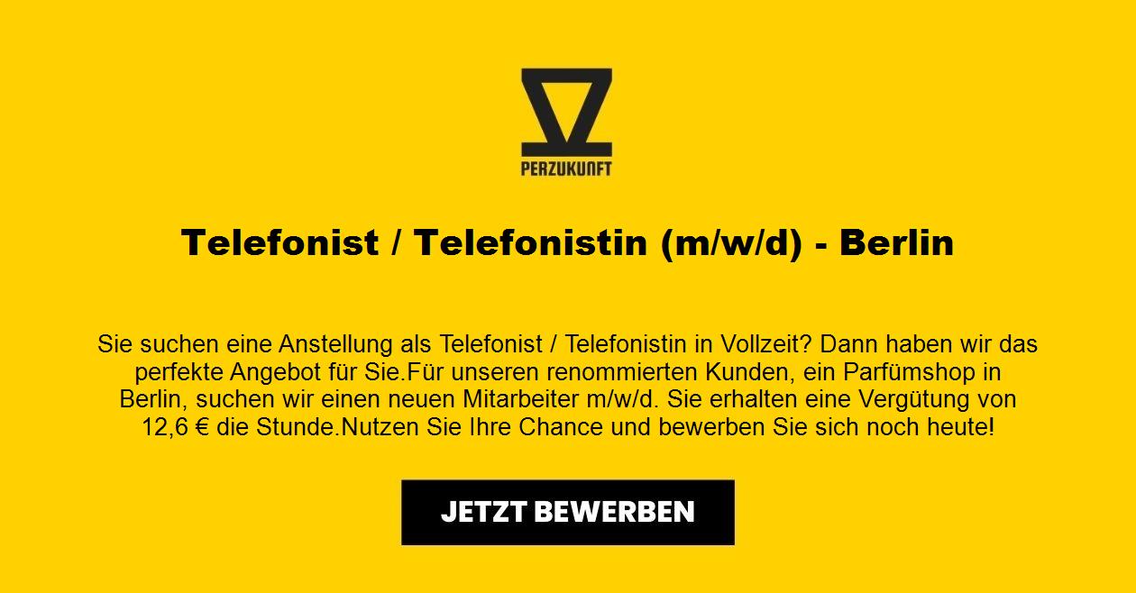Telefonist / Telefonistin (m/w/d) - Berlin