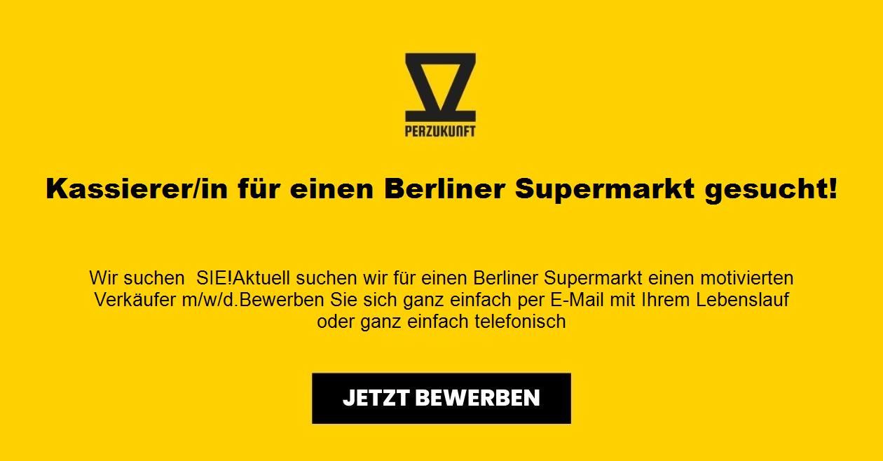 Kassierer/in für einen Berliner Supermarkt gesucht!