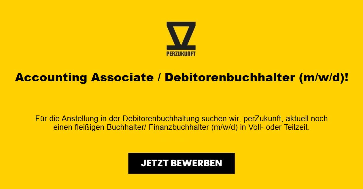 Accounting Associate / Debitorenbuchhalter (m/w/d)!