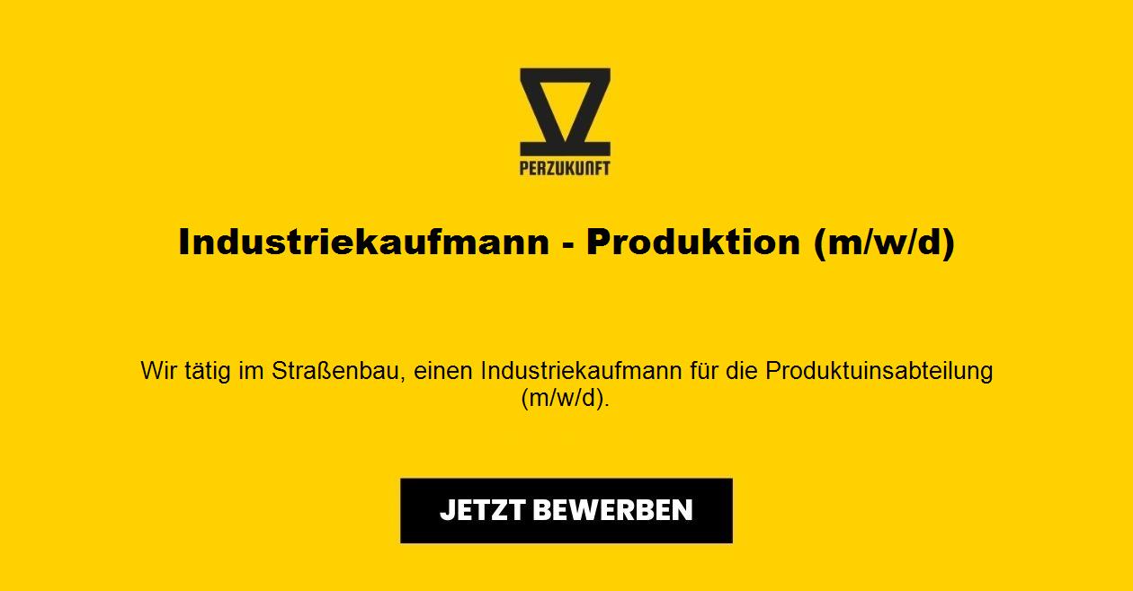 Industriekaufmann - Produktion (m/w/d)
