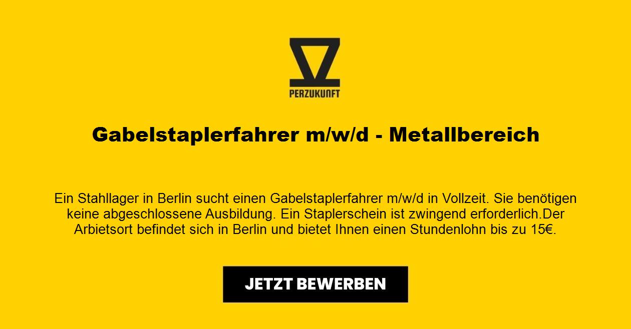 Gabelstaplerfahrer m/w/d - Metallbereich