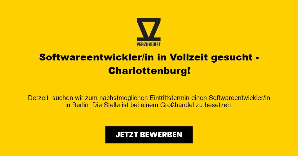Softwareentwickler/in in Vollzeit gesucht - Charlottenburg!