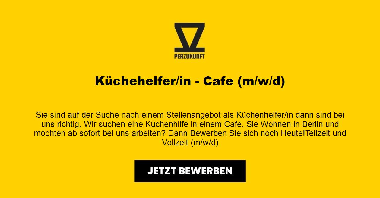 Küchehelfer/in - Cafe (m/w/d)