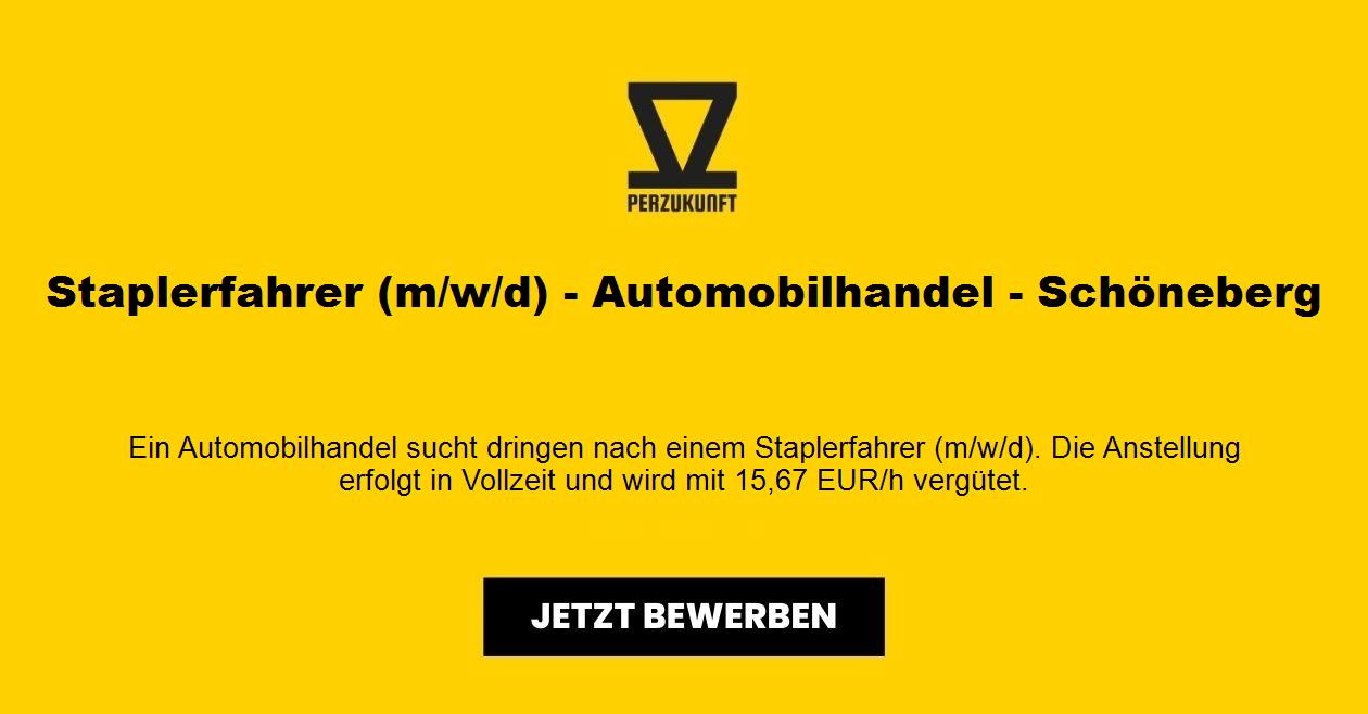 Staplerfahrer (m/w/d) - Automobilhandel - Schöneberg