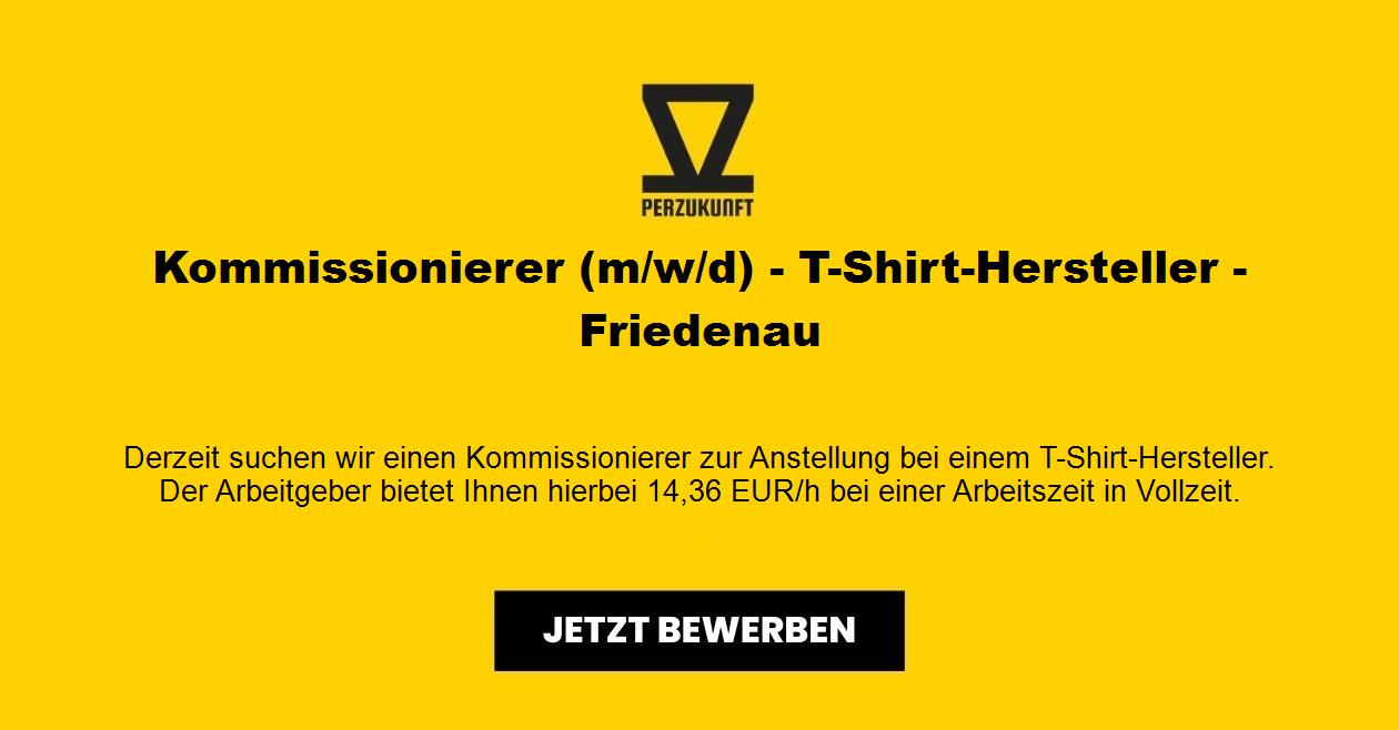 Kommissionierer (m/w/d) - T-Shirt-Hersteller - Friedenau