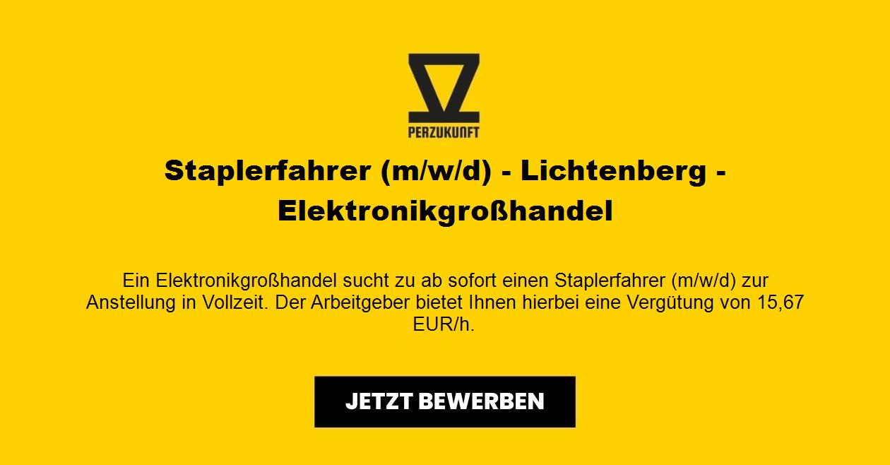 Staplerfahrer (m/w/d) - Lichtenberg - Elektronikgroßhandel