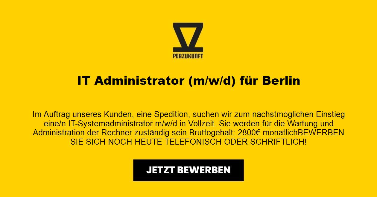 IT Administrator (m/w/d) für Berlin