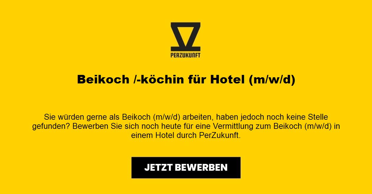 Beikoch /-köchin für Hotel (m/w/d)